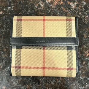Burberry Small Wallet - Yellow Plaid
